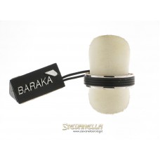 BARAKA' anello oro bianco/rosa 18kt e carbonio mis. 20 referenza AN21146